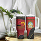 Personalized Dia da Independencia de Angola Tumbler With Handle Virtus Unita Fortior - African Pride