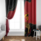 Dia da Independencia de Angola Window Curtain Virtus Unita Fortior - African Pride