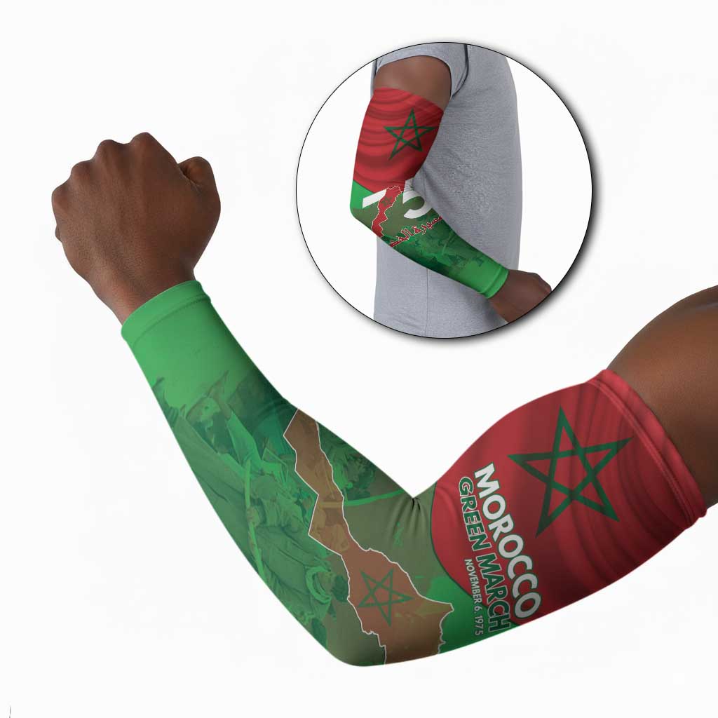 Morocco Green March Day Arm Sleeves One People - One Nation