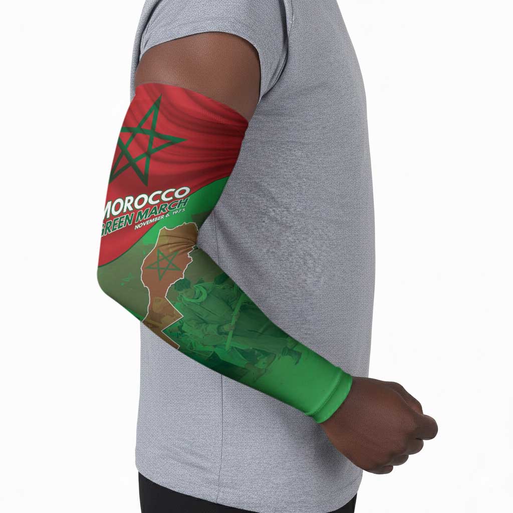 Morocco Green March Day Arm Sleeves One People - One Nation