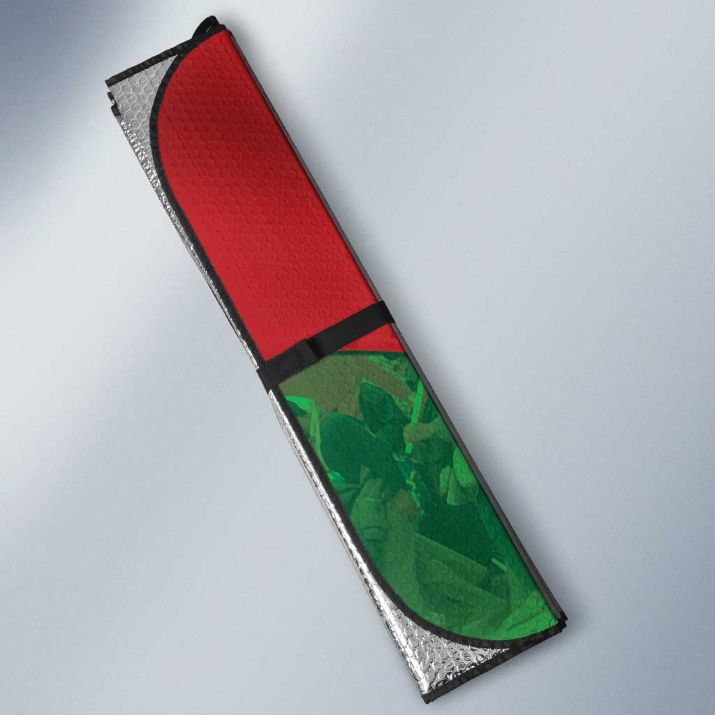 Morocco Green March Day Auto Sun Shade One People - One Nation