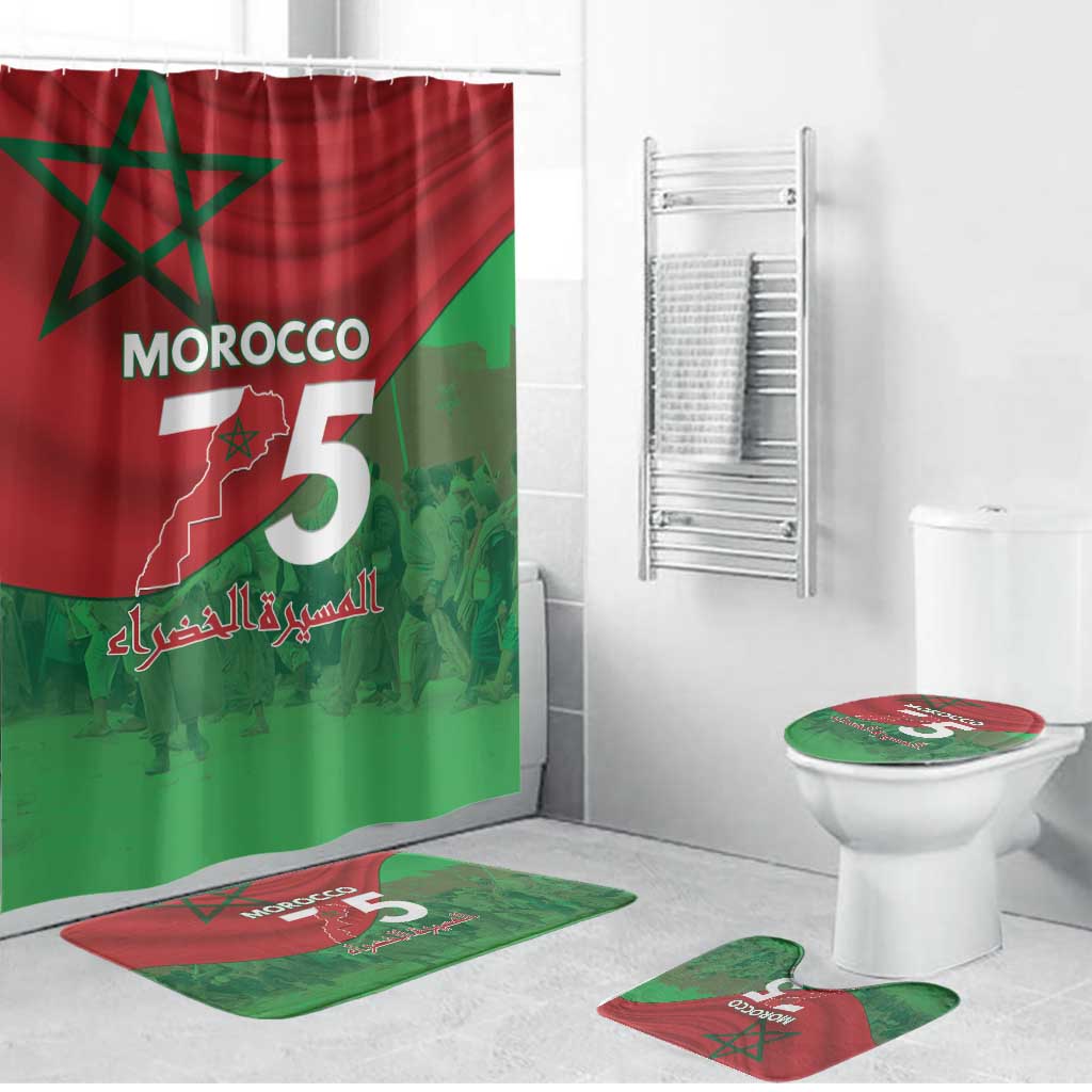Morocco Green March Day Bathroom Set One People - One Nation