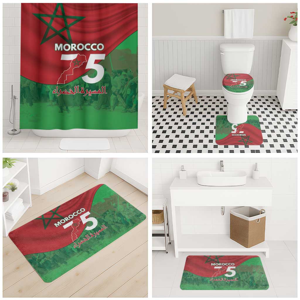 Morocco Green March Day Bathroom Set One People - One Nation