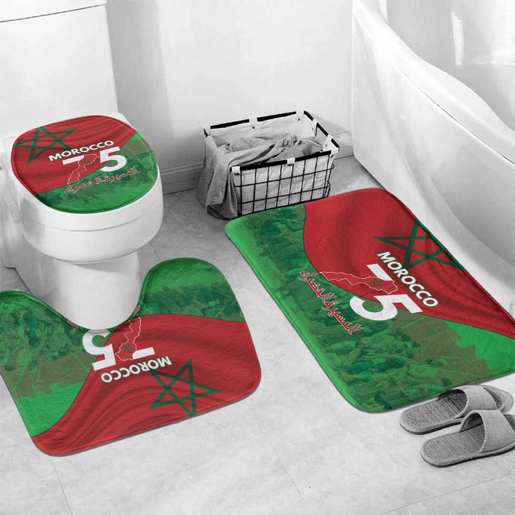 Morocco Green March Day Bathroom Set One People - One Nation