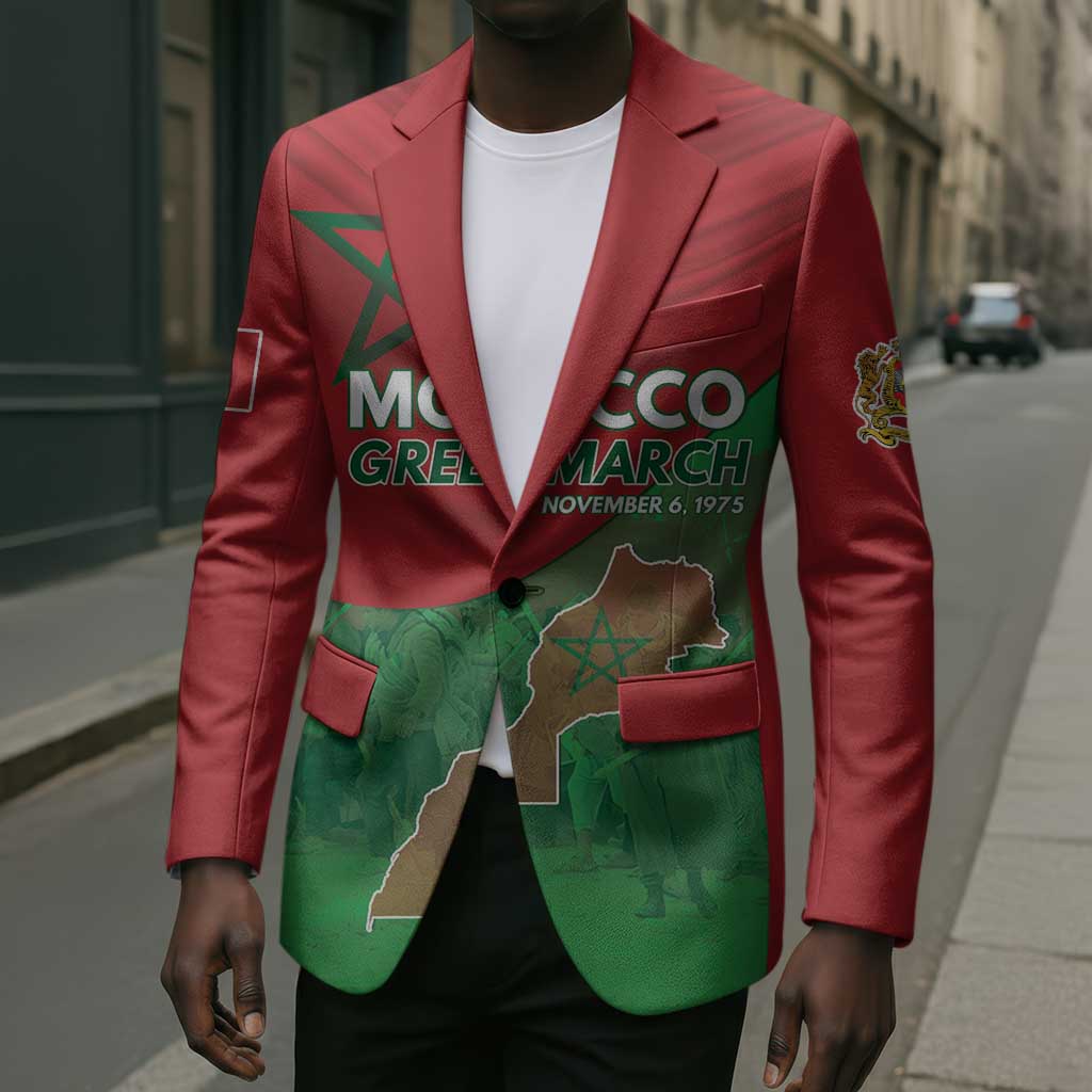 Morocco Green March Day Blazer One People - One Nation