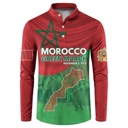 Morocco Green March Day Button Sweatshirt One People - One Nation