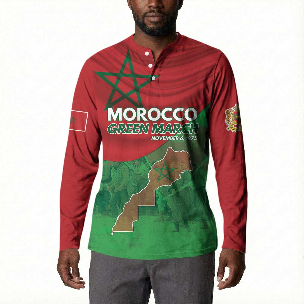 Morocco Green March Day Button Sweatshirt One People - One Nation