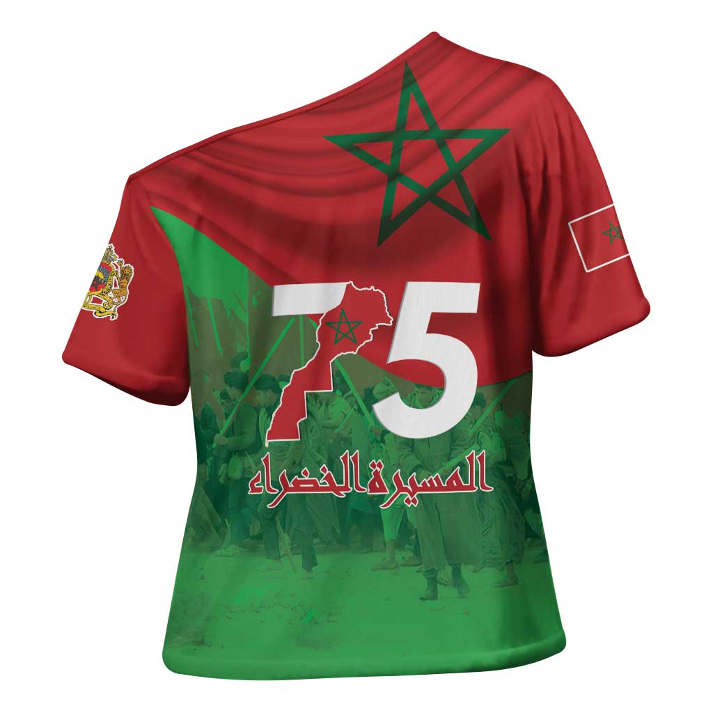 Morocco Green March Day Cross Shoulder Shirt One People - One Nation
