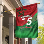 Morocco La Marche Verte Garden Flag Happy 50th Anniversary - African Pride
