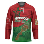 Morocco Green March Day Hockey Jersey One People - One Nation