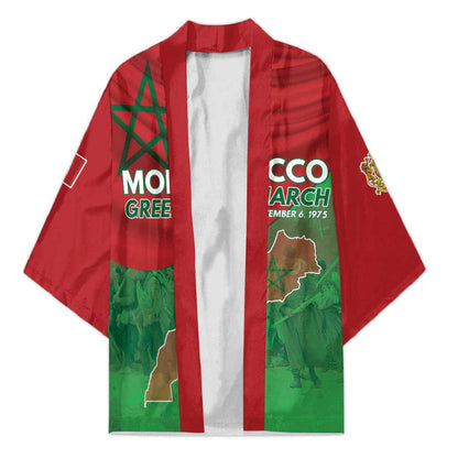 Morocco Green March Day Kimono One People - One Nation