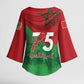 Morocco Green March Day Kimono Sleeve Blouse One People - One Nation