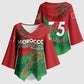 Morocco Green March Day Kimono Sleeve Blouse One People - One Nation
