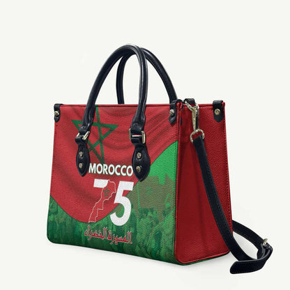 Morocco Green March Day Leather Bag One People - One Nation