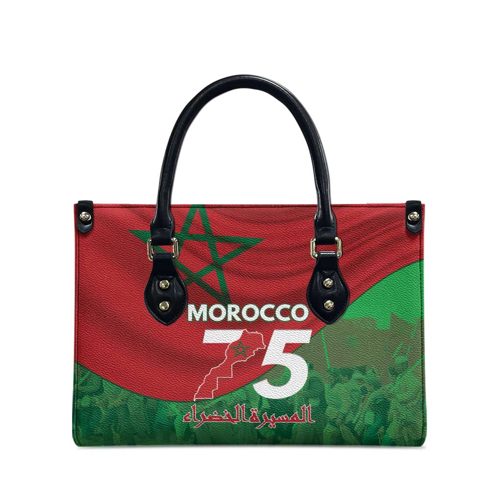 Morocco Green March Day Leather Bag One People - One Nation