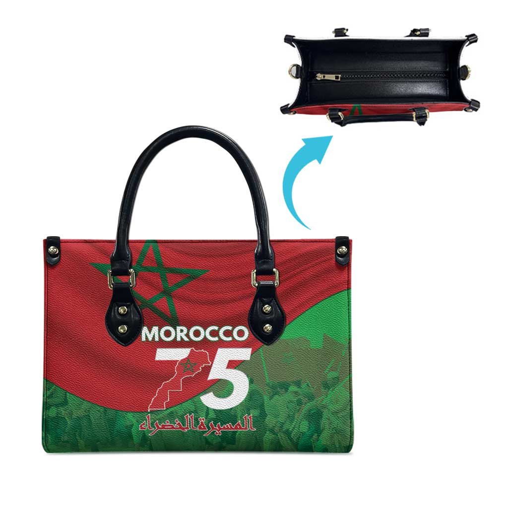 Morocco Green March Day Leather Bag One People - One Nation