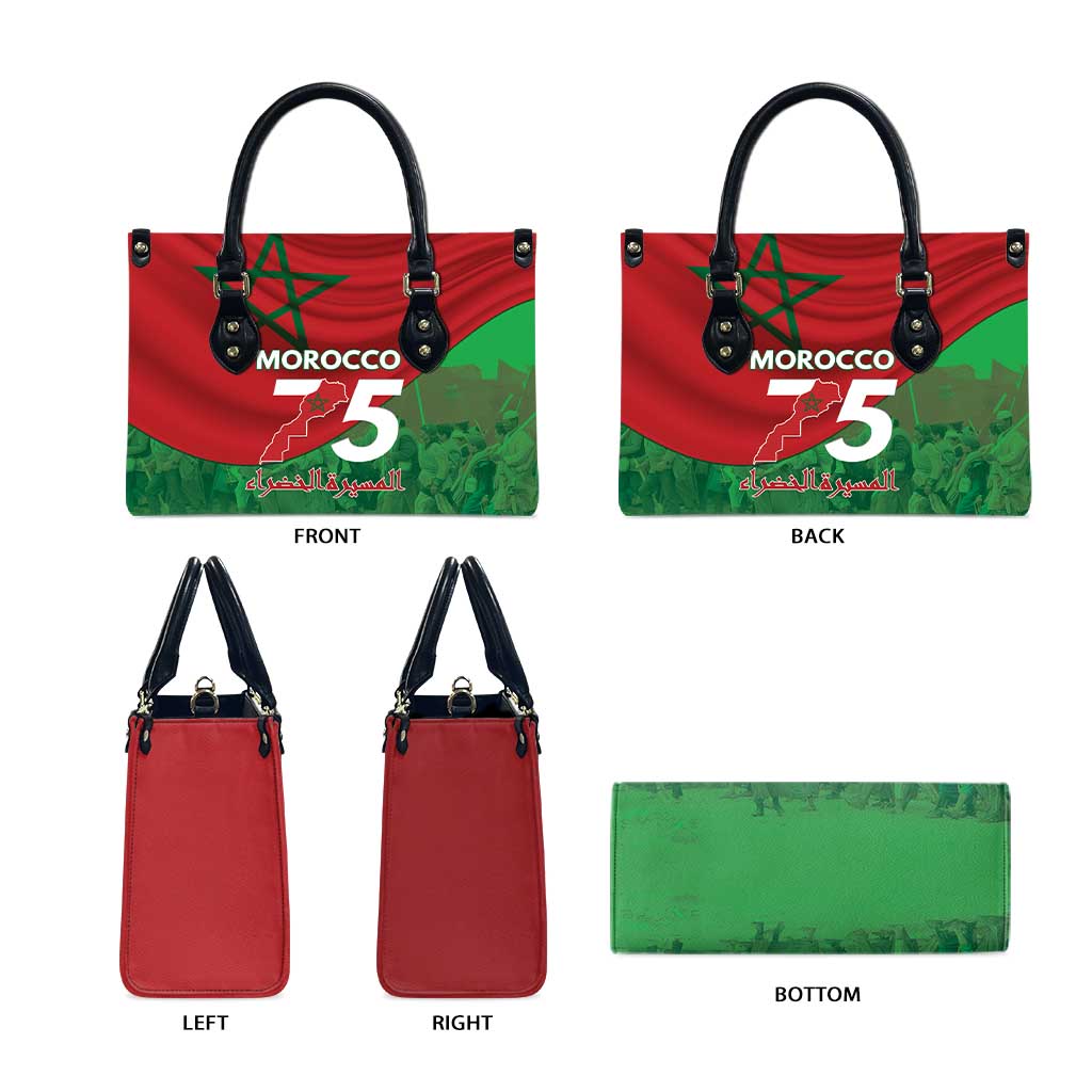 Morocco Green March Day Leather Bag One People - One Nation