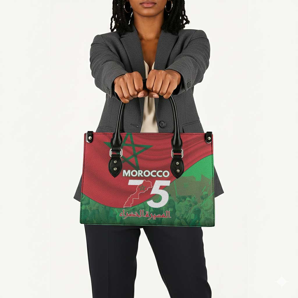 Morocco Green March Day Leather Bag One People - One Nation