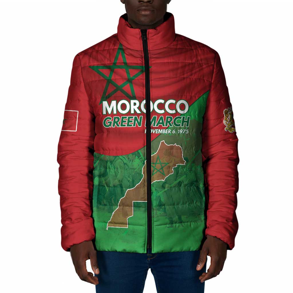 Morocco Green March Day Padded Jacket One People - One Nation