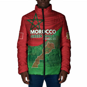 Morocco Green March Day Padded Jacket One People - One Nation