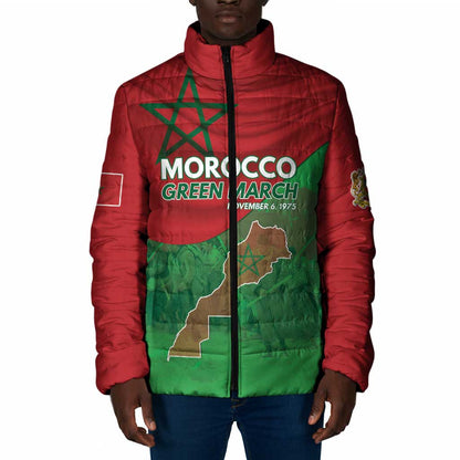 Morocco Green March Day Padded Jacket One People - One Nation