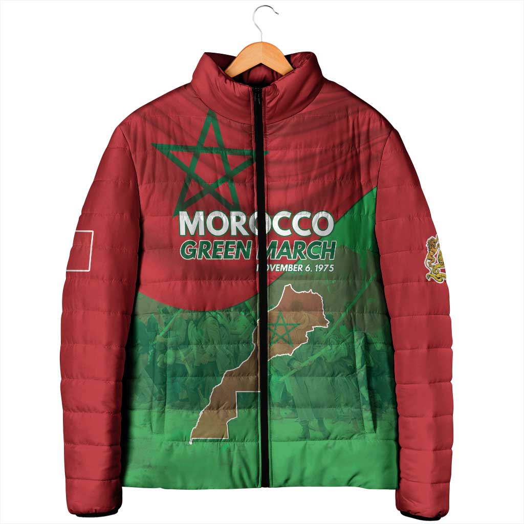 Morocco Green March Day Padded Jacket One People - One Nation