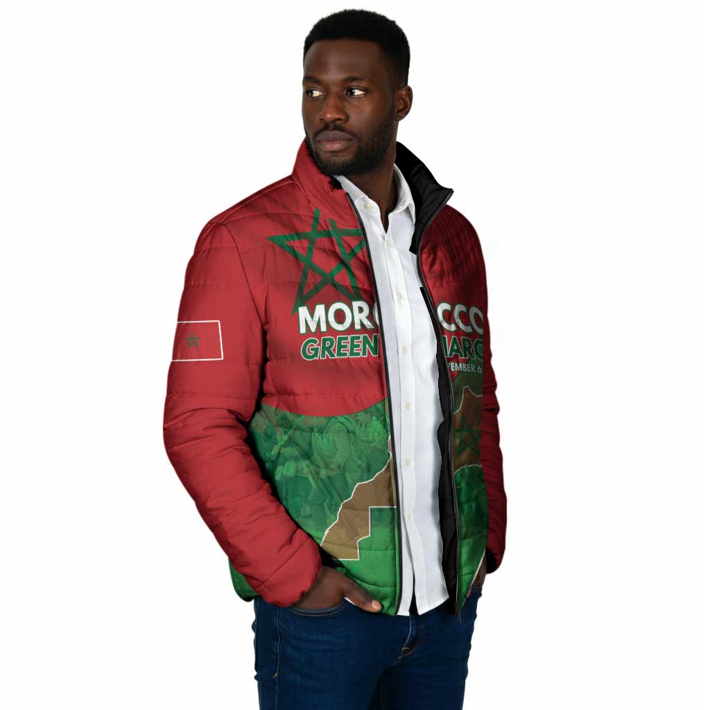 Morocco Green March Day Padded Jacket One People - One Nation