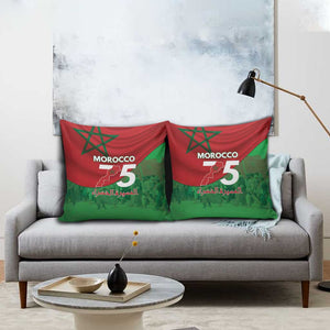 Morocco Green March Day Pillow Cover One People - One Nation