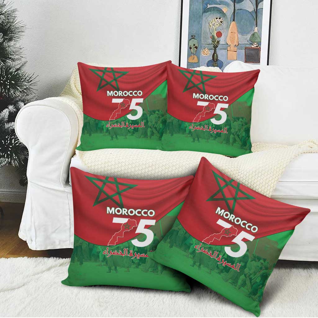 Morocco Green March Day Pillow Cover One People - One Nation