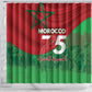 Morocco La Marche Verte Shower Curtain Happy 50th Anniversary - African Pride