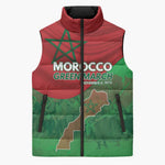 Morocco Green March Day Sleeveless Puffer Jacket One People - One Nation