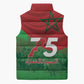Morocco Green March Day Sleeveless Puffer Jacket One People - One Nation