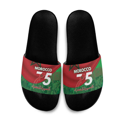 Morocco Green March Day Slide Sandals One People - One Nation