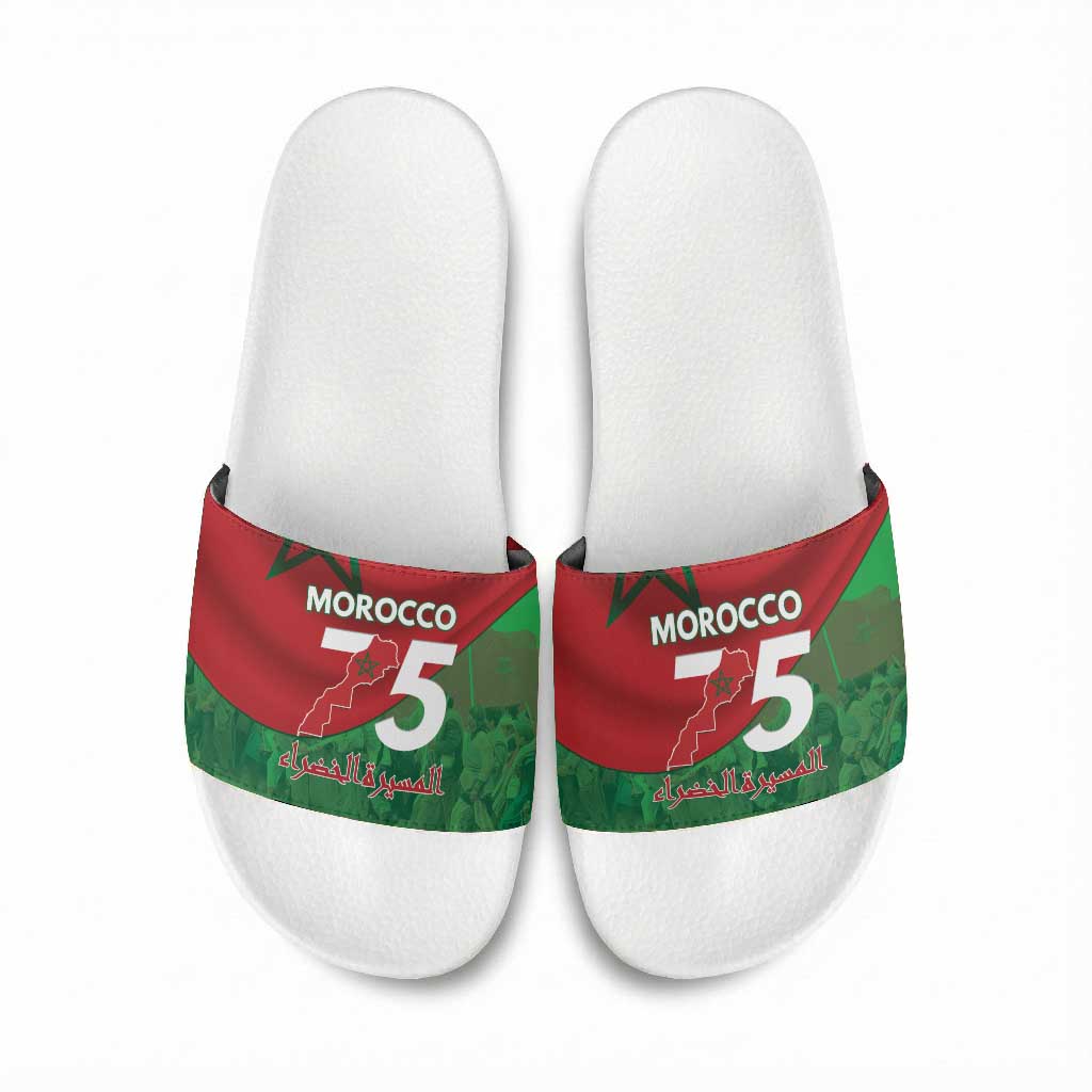 Morocco Green March Day Slide Sandals One People - One Nation