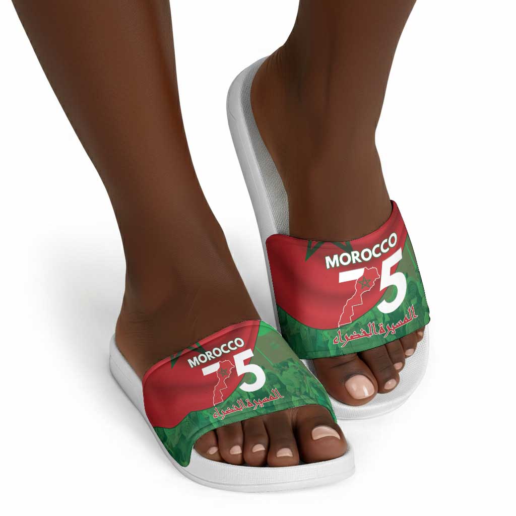 Morocco Green March Day Slide Sandals One People - One Nation