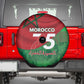 Morocco La Marche Verte Spare Tire Cover Happy 50th Anniversary - African Pride