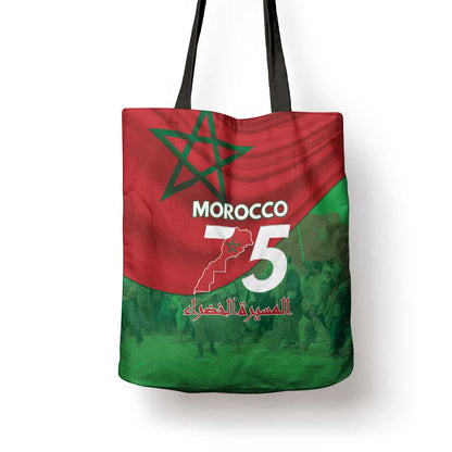 Morocco Green March Day Tote Bag One People - One Nation