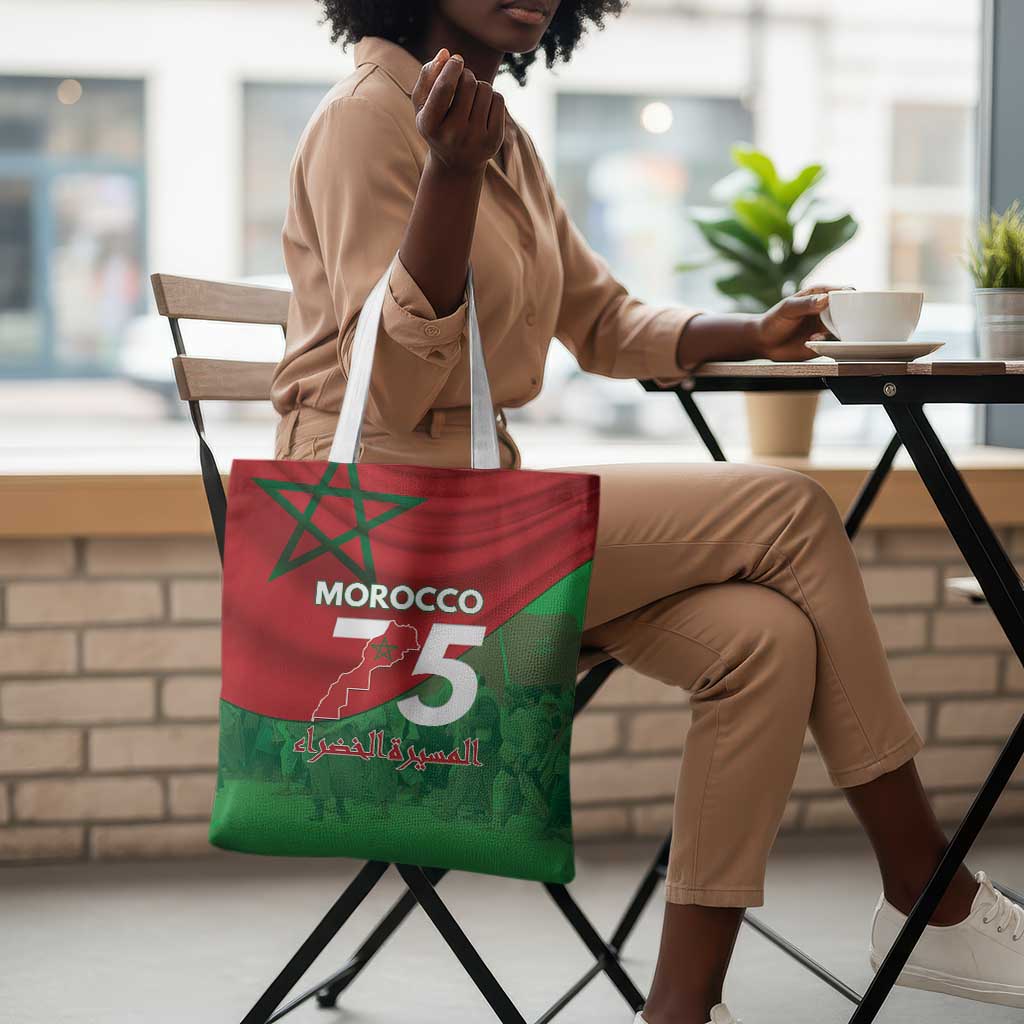 Morocco Green March Day Tote Bag One People - One Nation