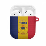 Chad AirPods Case Coat Of Arms - Flag Style