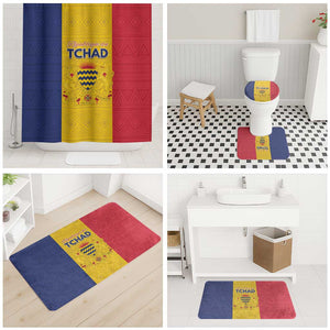 Chad Bathroom Set Coat Of Arms - Flag Style