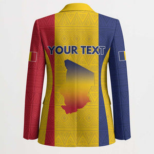 Personalized Chad Blazer Coat Of Arms - Flag Style