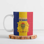 Personalized Chad Ceramic Mug Coat Of Arms - Flag Style