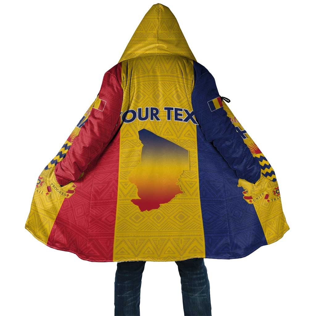 Personalized Chad Cloak Coat Of Arms - Flag Style