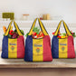 Chad Flag Style Grocery Bag African Pattern - African Pride
