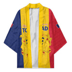 Personalized Chad Kimono Coat Of Arms - Flag Style