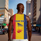 Personalized Chad Flag Style Men Tank Top African Pattern - African Pride