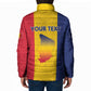 Personalized Chad Padded Jacket Coat Of Arms - Flag Style