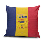 Chad Pillow Cover Coat Of Arms - Flag Style