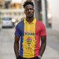 Personalized Chad Flag Style Polo Shirt African Pattern - African Pride