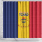 Chad Flag Style Shower Curtain African Pattern - African Pride